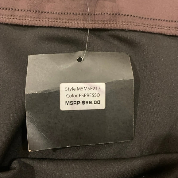 ​Marc New York Espresso Faux Suede Midi Skirt XL Dark Academia Belted A-Line - Picture 3 of 10